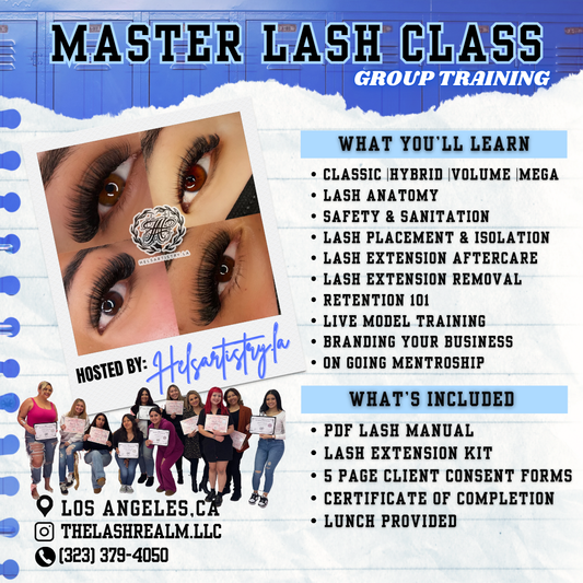 Lash Class Group Training