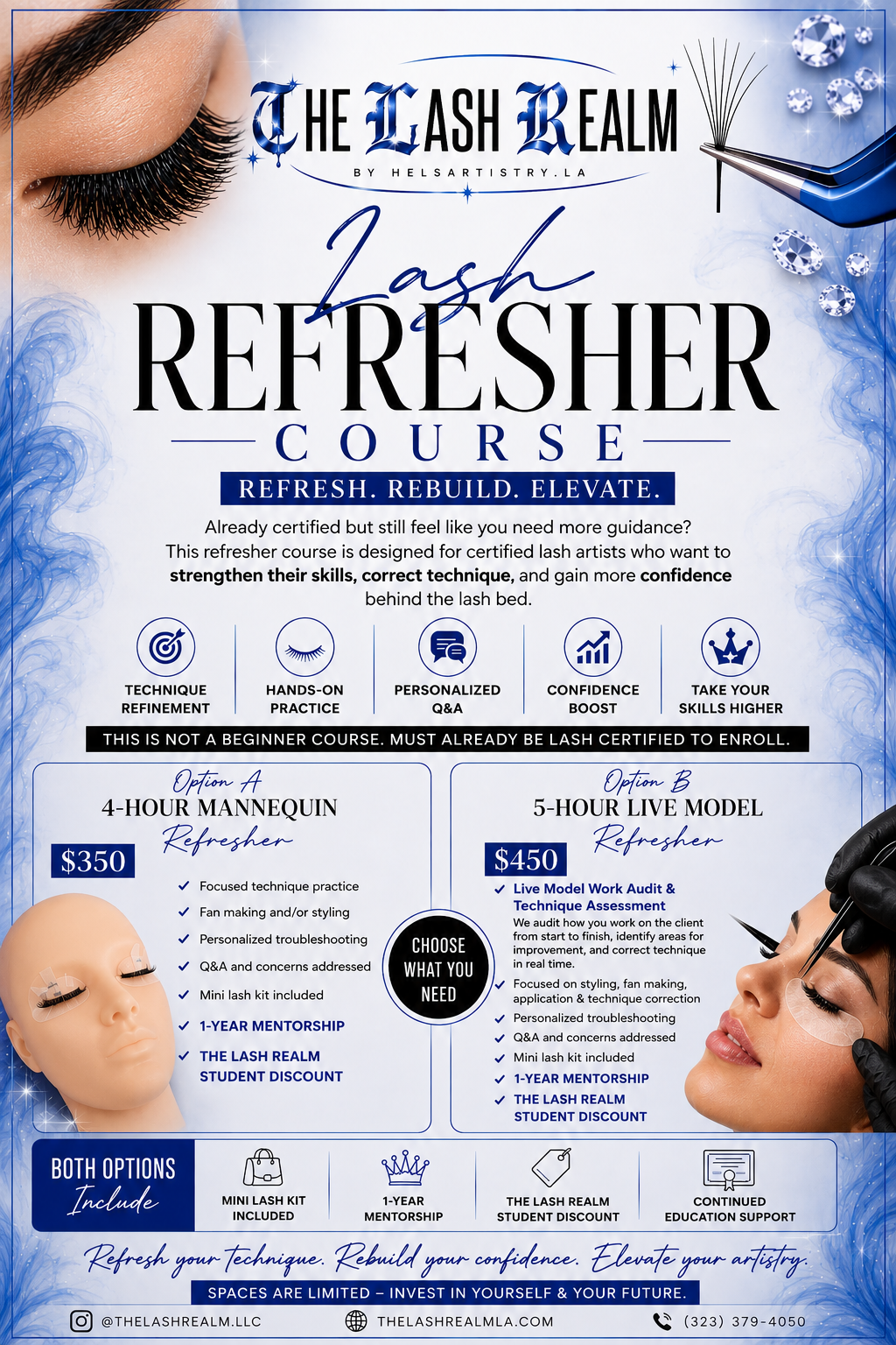 The Lash Reset: Refresher Training for Certified Lash Artists